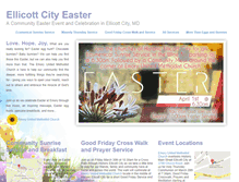 Tablet Screenshot of ellicottcityeaster.com